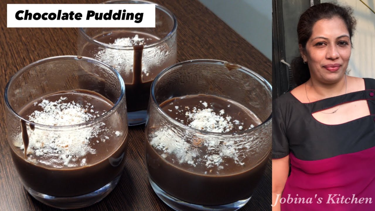 Chocolate Pudding Recipe | चोक्लेट पुडिंग | Ushas Jose