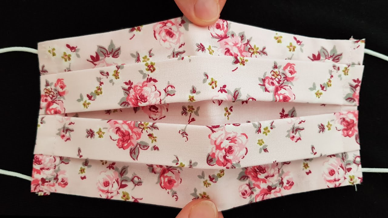 Face Mask Sewing Tutorial / How to Make a Face Mask with Filter Pocket / DIY Cotton Fabric Face Mask