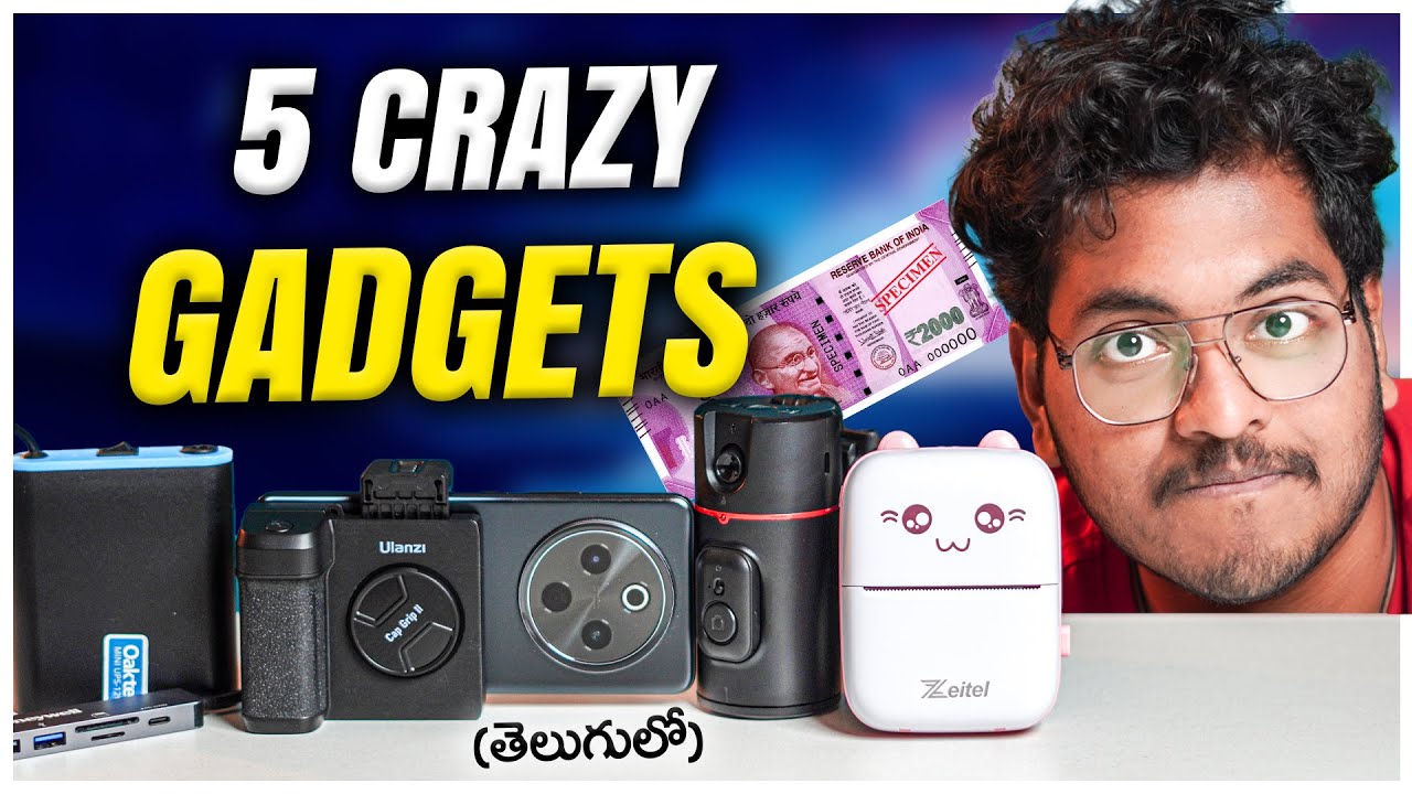 5 Crazy Useful Gadgets Under 2000/- || In Telugu
