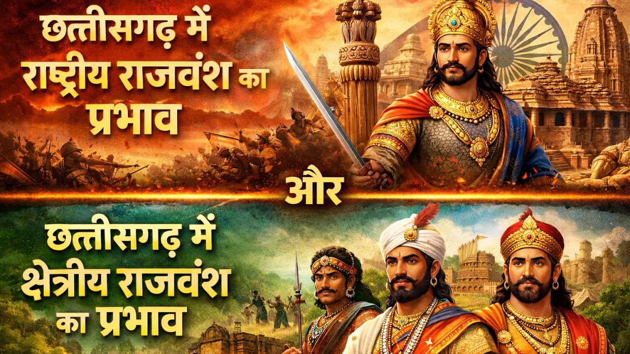 छत्तीसगढ़ में राष्ट्रीय राजवंश का प्रभाव और छत्तीसगढ़ में क्षेत्रीय राजवंश का प्रभाव