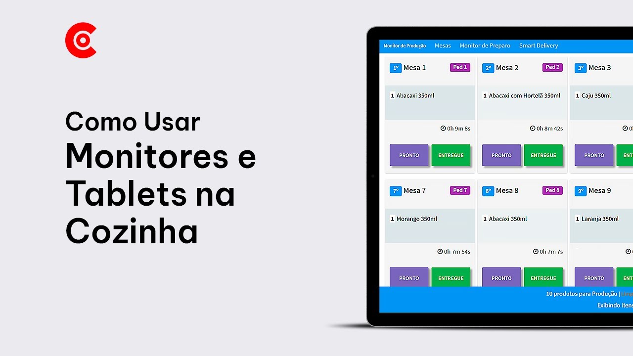 Como Usar Monitores e Tablets na Cozinha no Consumer? | Suporte Consumer