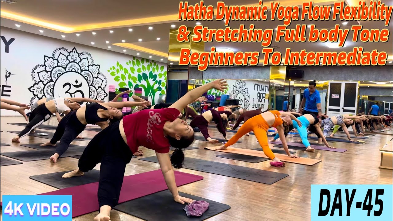 DAY-45 Hatha Dynamic Yoga Flow Flexibility & Stretching Full Body Tone Master Ranjeet Singh Bhatia