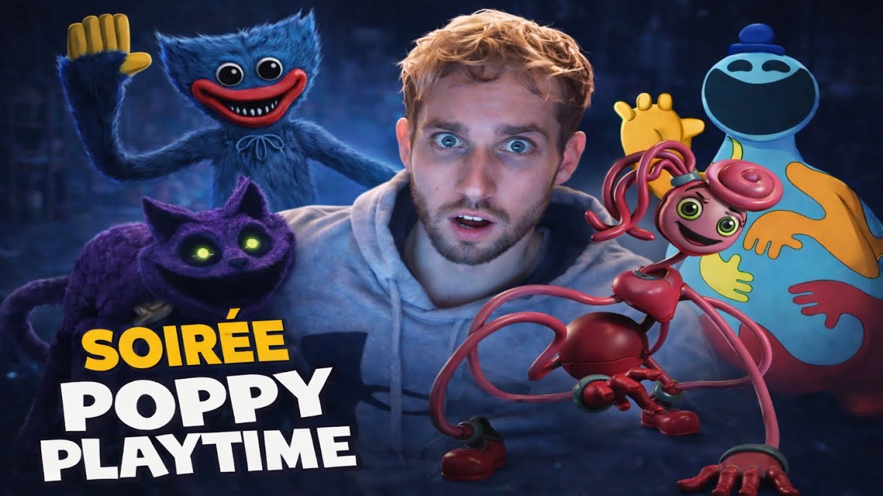 JE FINIS TOUS LES POPPY PLAYTIME EN 1 SEULE NUIT… (Je vais le regretter 😱)