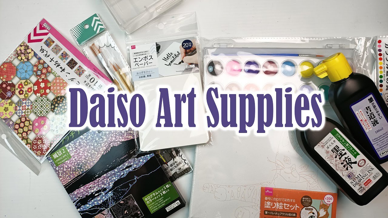 Fun With Cheap Japanese Art Supplies From Daiso!