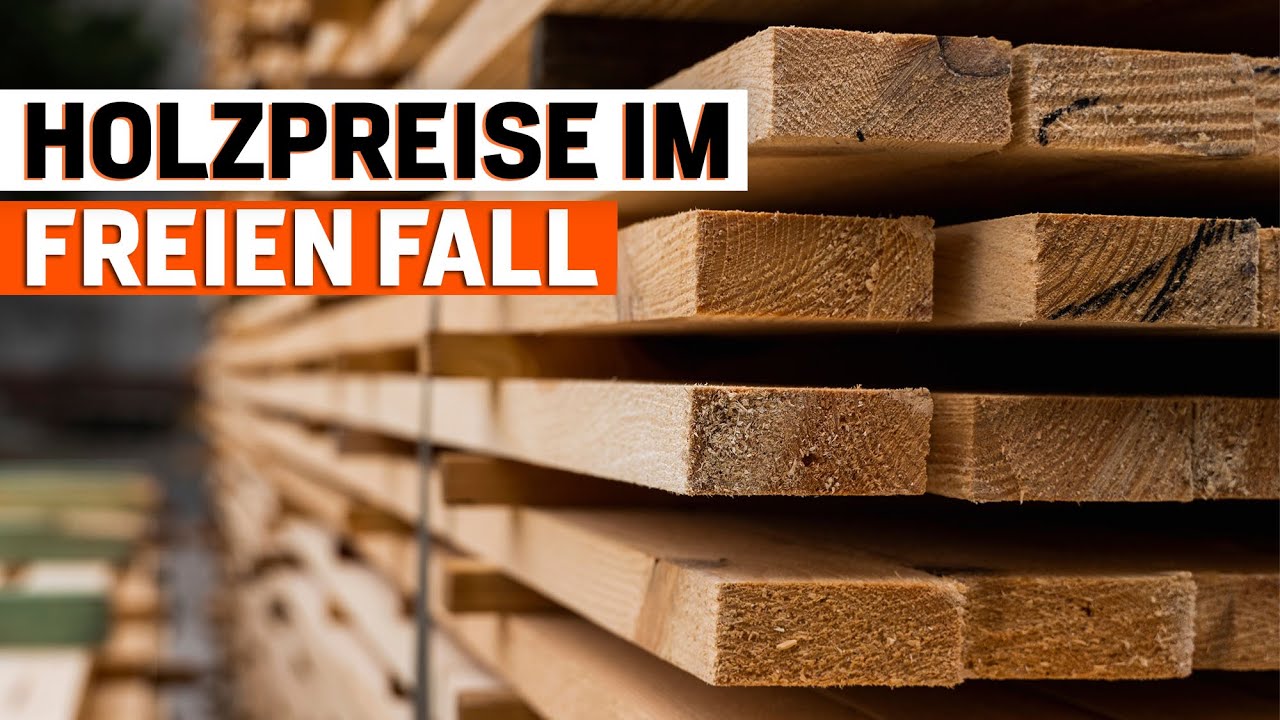 Holzmarkt in schwerer Krise: Holzpreise brechen dramatisch ein