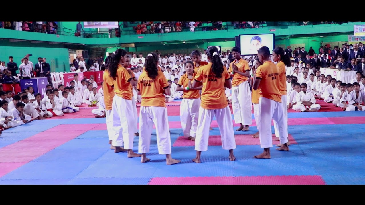 Karate demonstration(stage program)