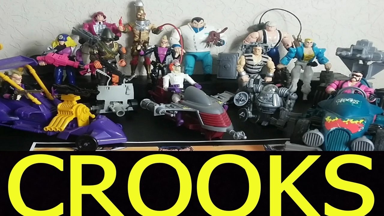RETRO-WED CROOKS FROM 1988 COPSNCROOKS THE BAD GUYS! HASBRO