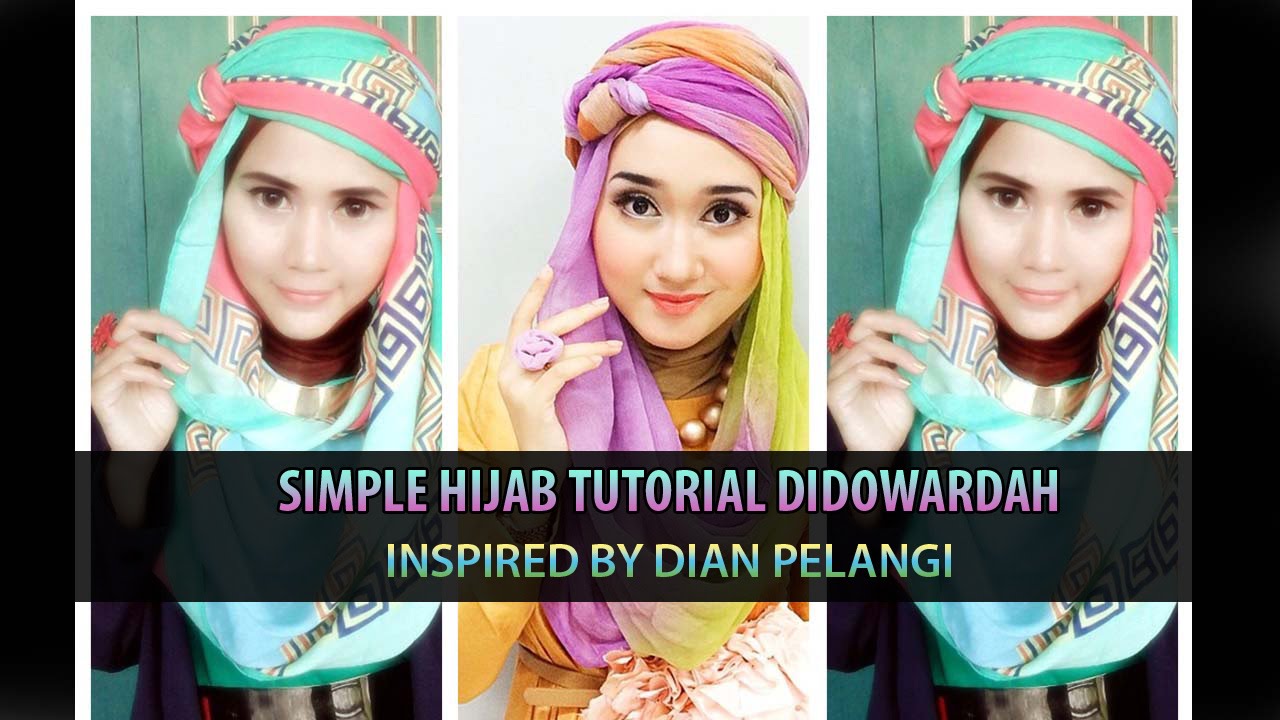 Simple Hijab Tutorial Didowardah for Ramadhan Inspired by Dian Pelangi | Pashmina Hijab #43