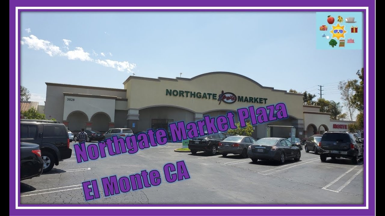 Northgate Market Plaza El Monte CA LA shopping center Little Caesars Pizza El Monte Center Wendy’s