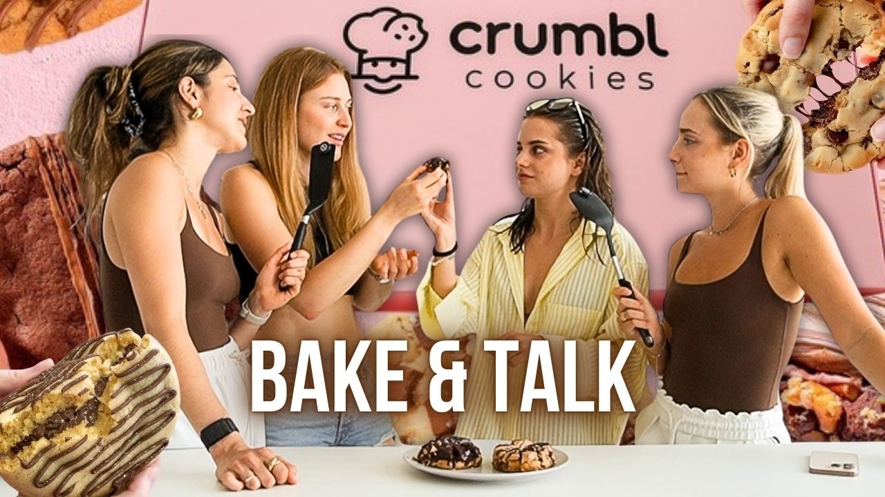 HEALTHY CRUMBL COOKIES - bake with us! // annrahel