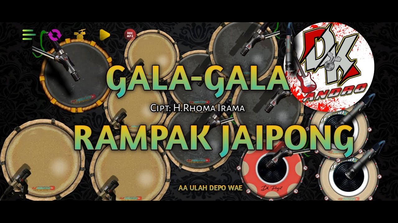 GALA-GALA || REAL DRUM MOD KENDANG JAIPONG COVER