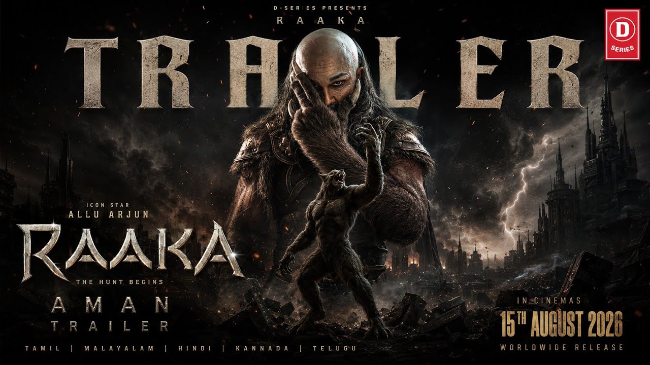 RAAKA (2026) - Trailer | Allu Arjun | Atlee kumar | Deepika Padukone | Fan Mode trailer ||💥🔱