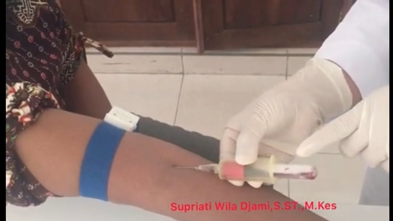 Pengambilan Darah Vena/Venipuncture metode Vacutainer(Non Addive tube-Red)-(Phlebotomy 2.5)