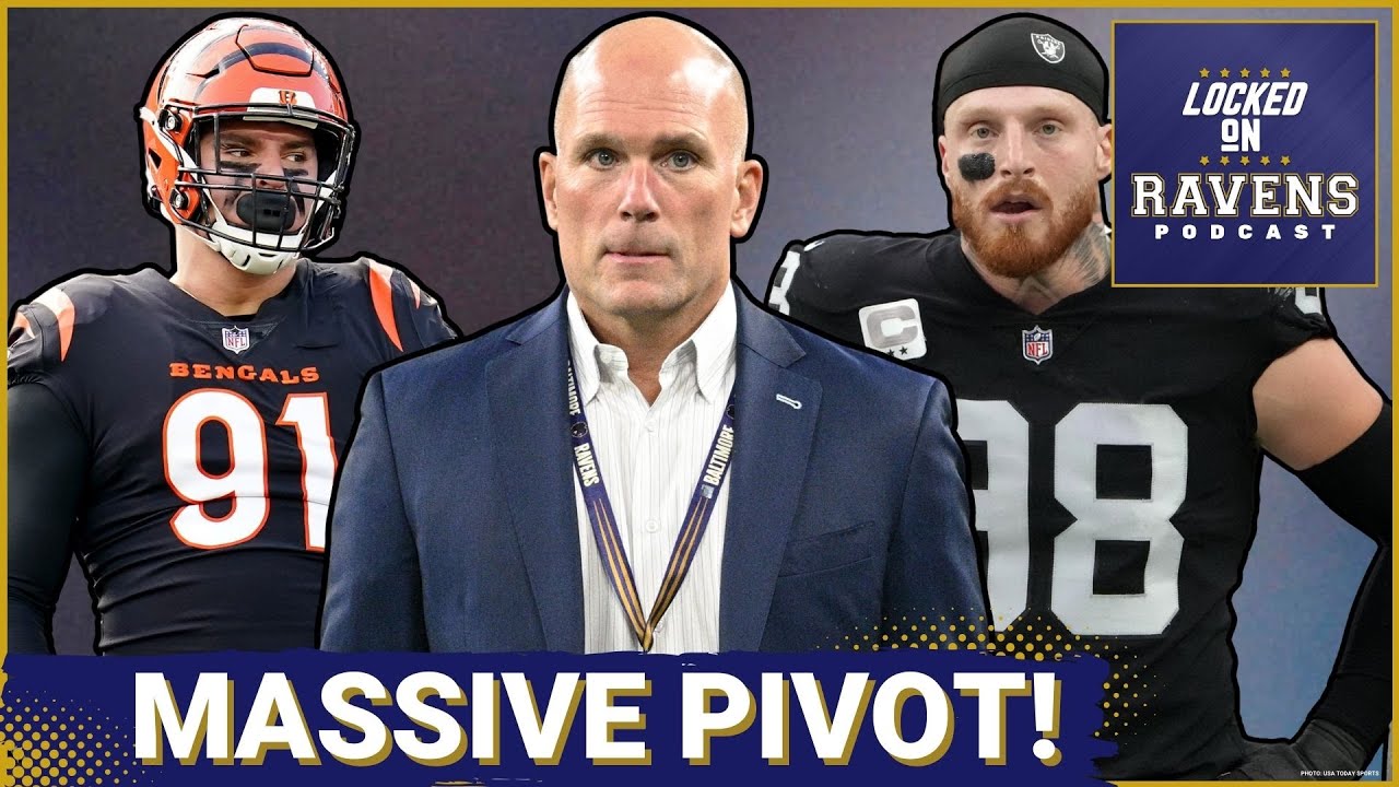 Baltimore Ravens MAKE MASSIVE MOVE, sign Bengals DE Trey Hendrickson in QUICK Maxx Crosby pivot