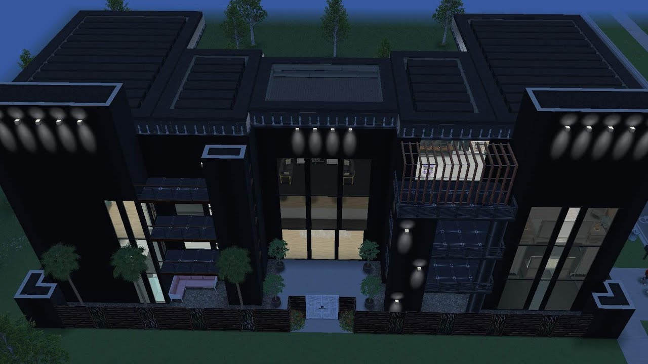 BLACK MANSION | The Sims Freeplay House | The Sims Freeplay Indonesia