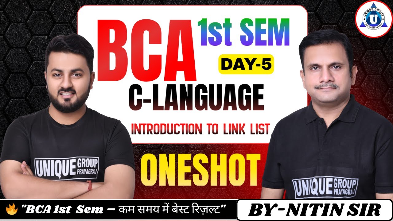 BCA 1-й семестр | ВВЕДЕНИЕ В СПИСОК ССЫЛОК (ЯЗЫК C) || Видеоролик One Shot || День 5 | Автор: Нит...