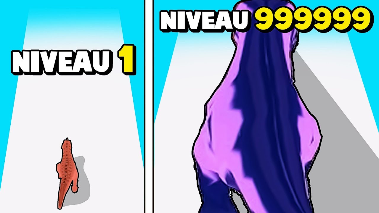 JE SUIS DEVENU UN DINOSAURE QUI GROSSIT À CHAQUE FOIS QUE JE SURVIS !!