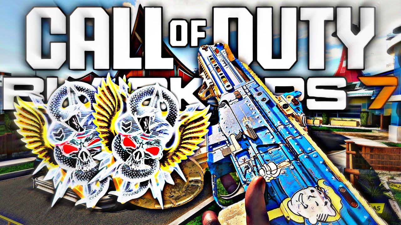BLACK OPS 7 DOUBLE NUKE With THE NEW Ump-45 in VAULT TOWN *FALLOUT X CALL OF DUTY EVENT*