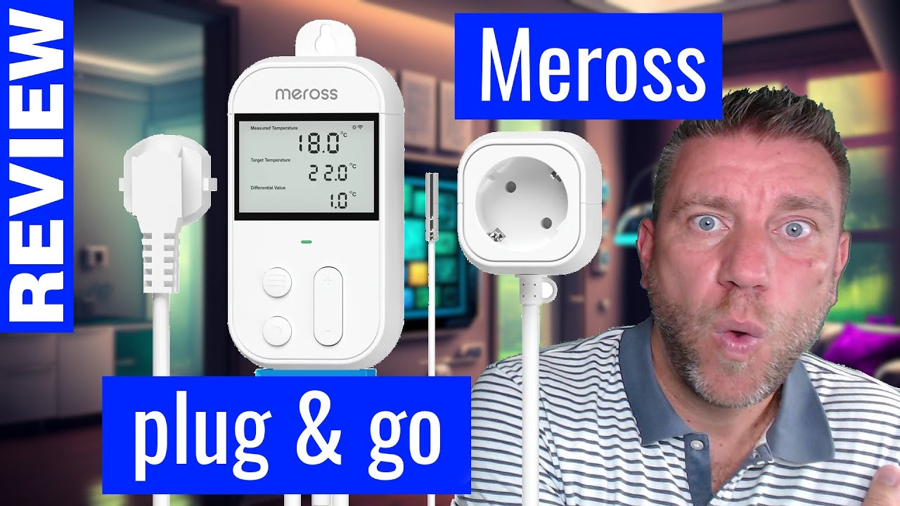 Meross smart socket thermostat: plug & go. Easiest way to set up a thermostat