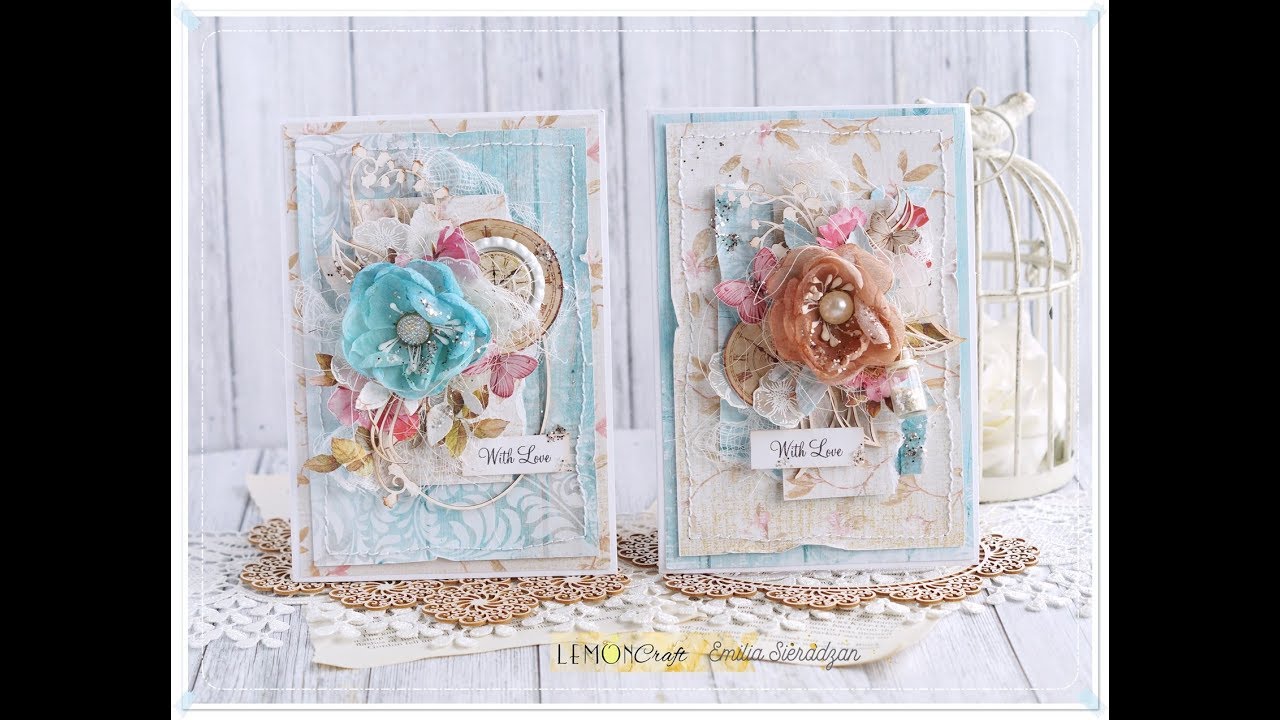 2 Cards with Lemoncraft Step by step * Emilia Sieradzan *