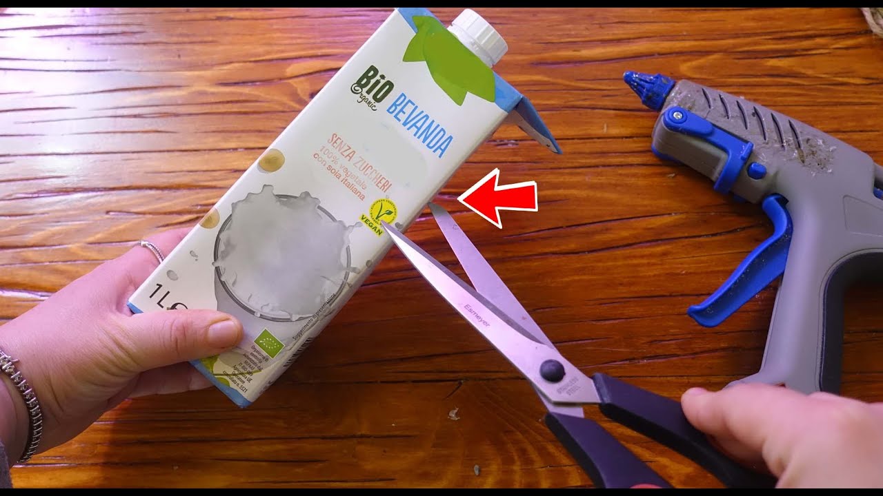 Taglia il Cartone del Latte e Guarda cosa creo!