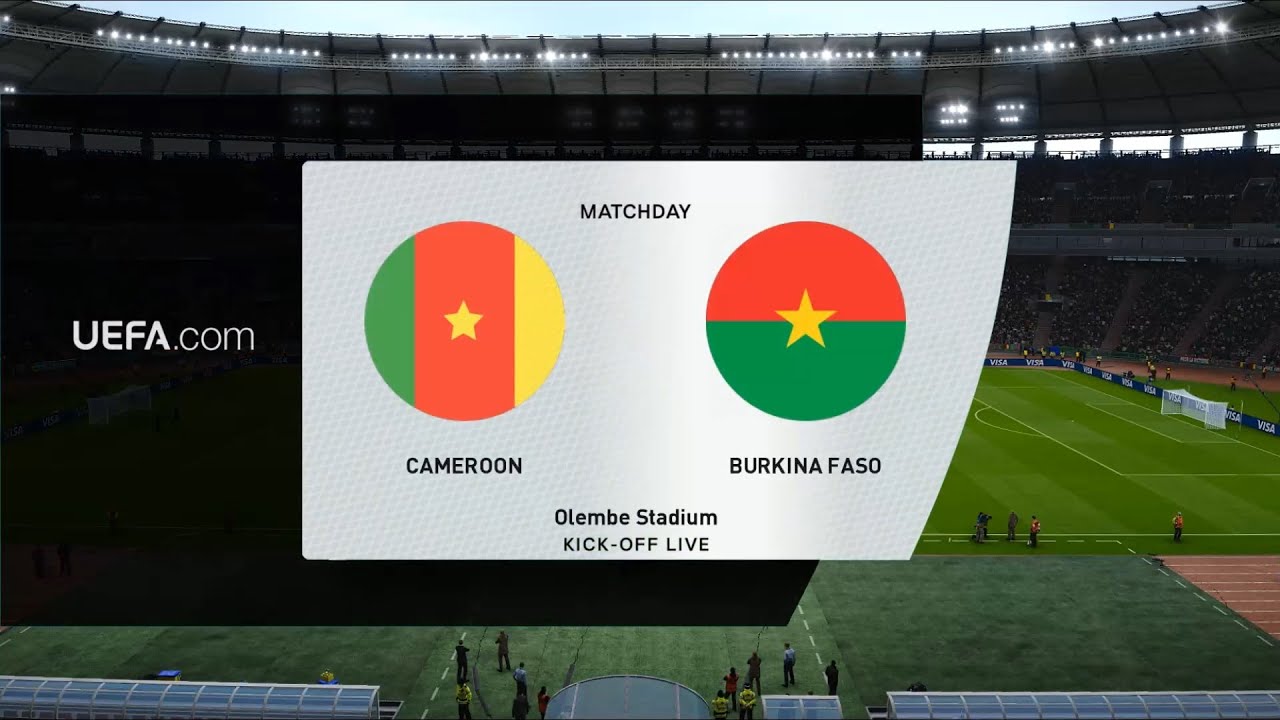 Cameroon vs Burkina Faso - 2021 Africa Cup of Nations - Group A - PES 2021