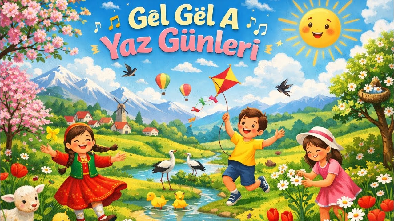 Gəl Gəl A Yaz Günləri | Şən Uşaq Mahnısı by Totto Baby