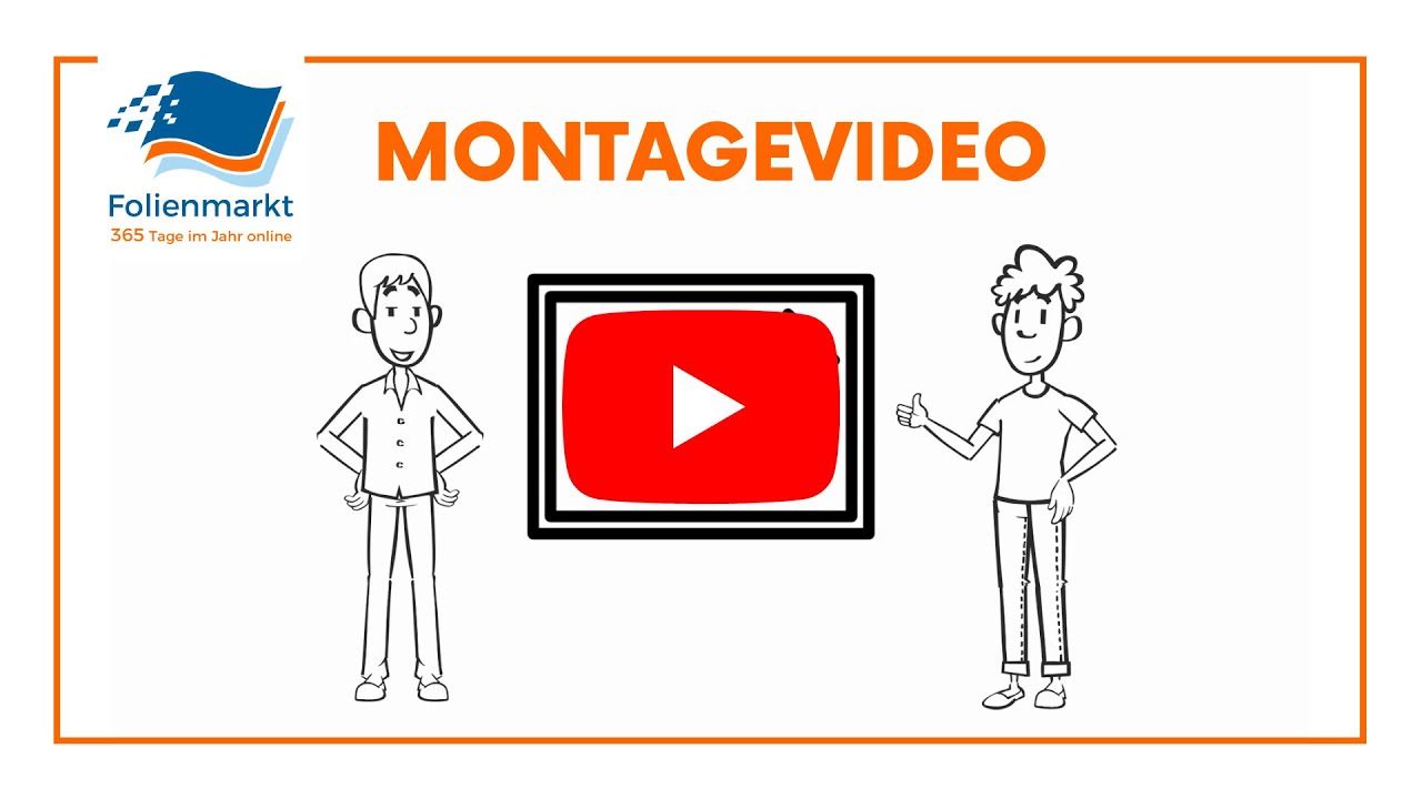Montagevideo für die Fensterfolien Montage | Folienmarkt.de