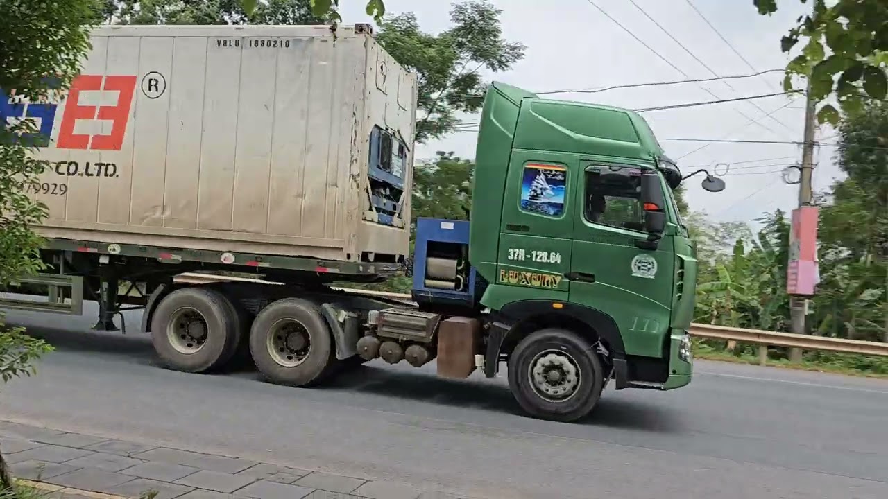 4K EU, USA TRUCK | Xe co container, xe ben, xe tải to chở hàng