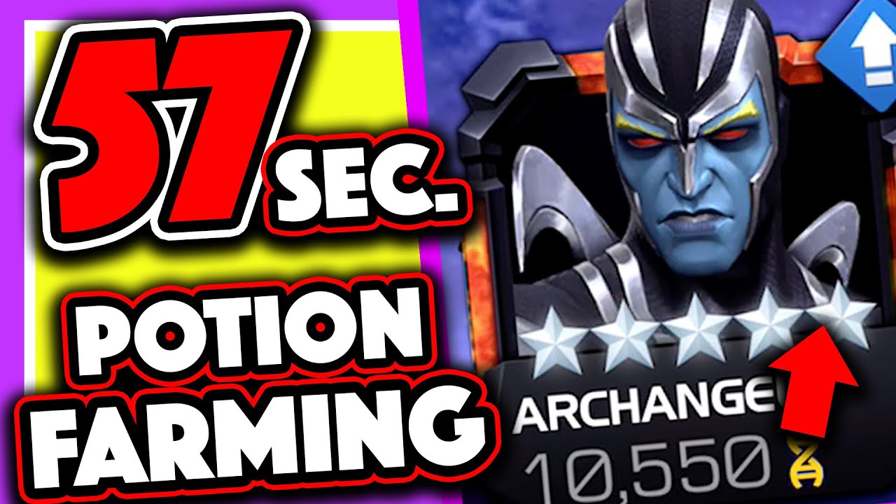 FAST 57 Second Potion Farming! Archangel Is Ridiculous!