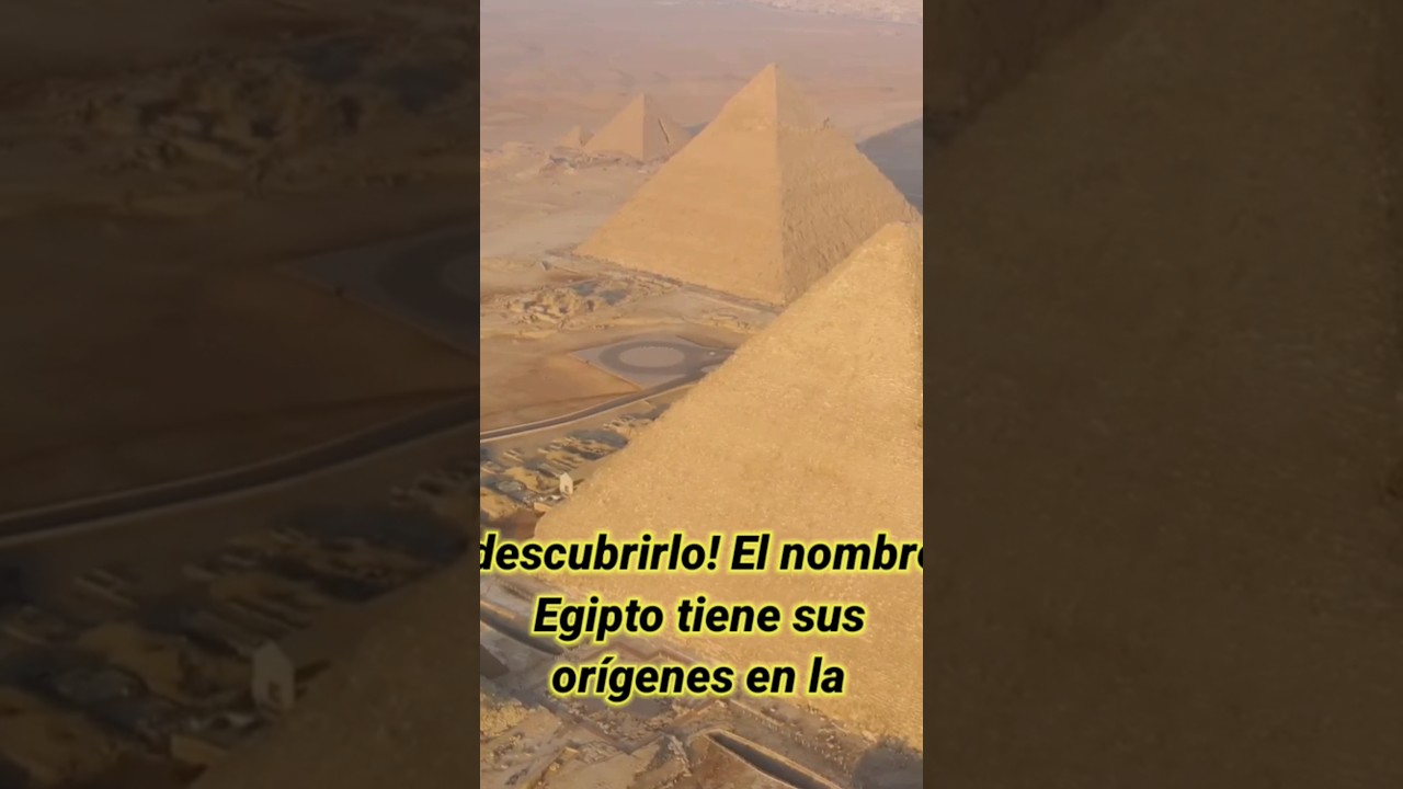 &iquest;De d&oacute;nde viene el nombre 'Egipto'? #curiosidades #history #shorts