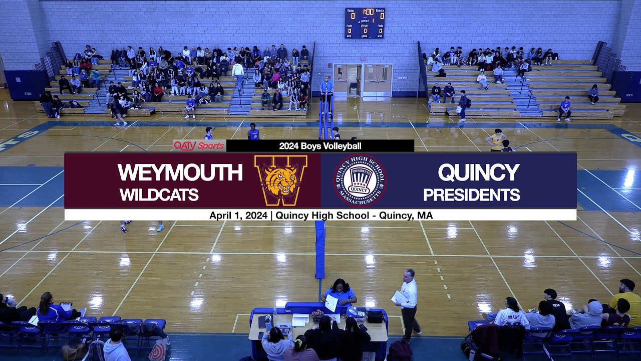QPS Sports: Weymouth vs Quincy Boys Volleyball (April 1, 2024)
