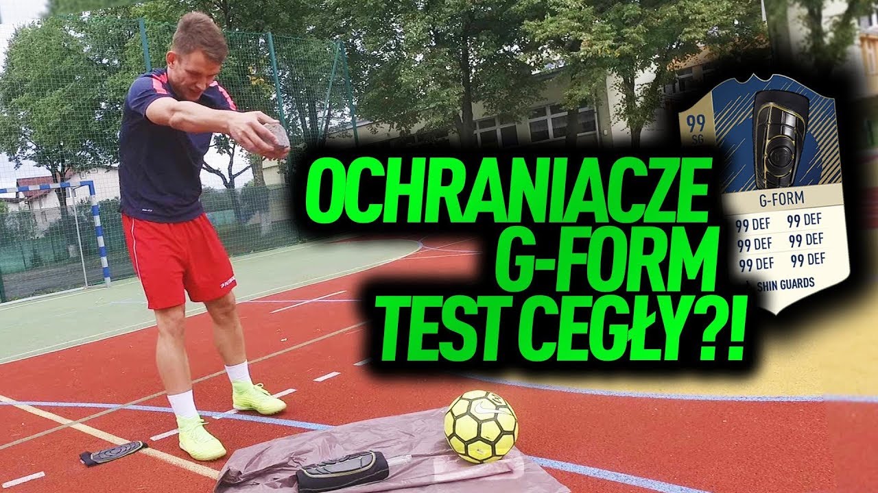 Zrzucam cegłę na ochraniacze! - Recenzja ochraniaczy G-Form | Lis POla Karnego