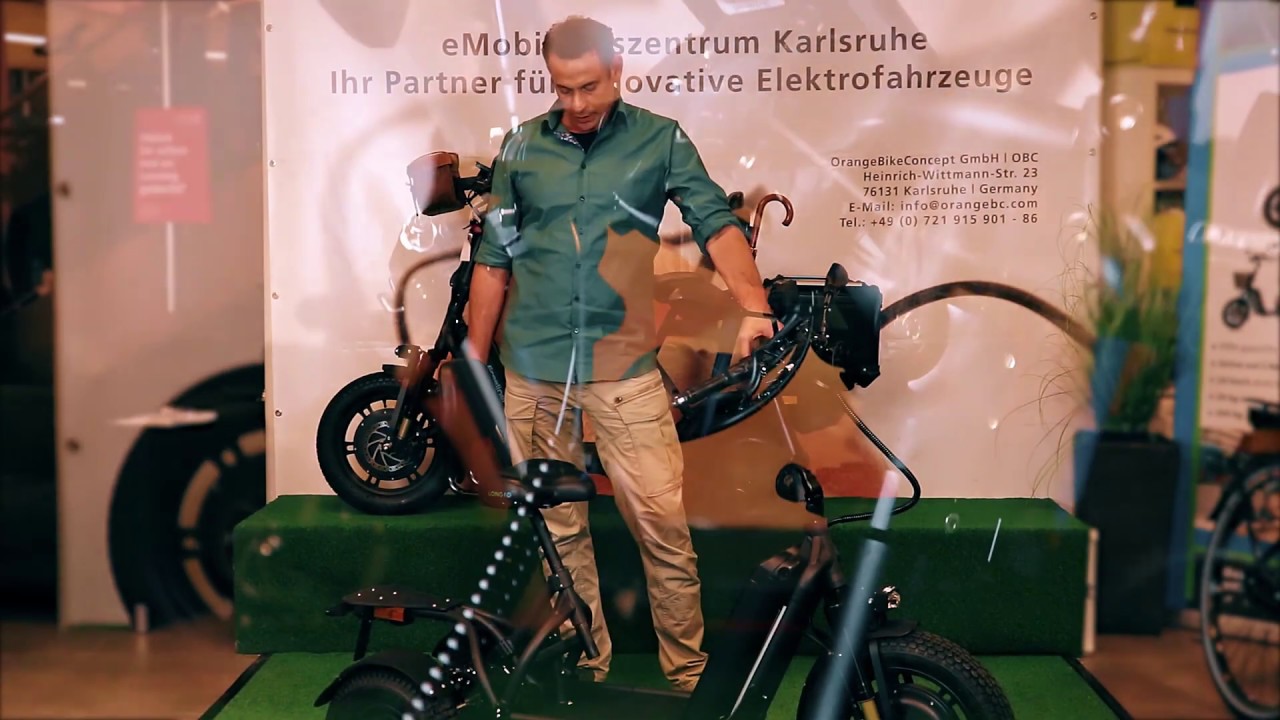 Freeliner EVO II Allrad schickes  Elektro Dreirad von Longco Film von OrangeBike