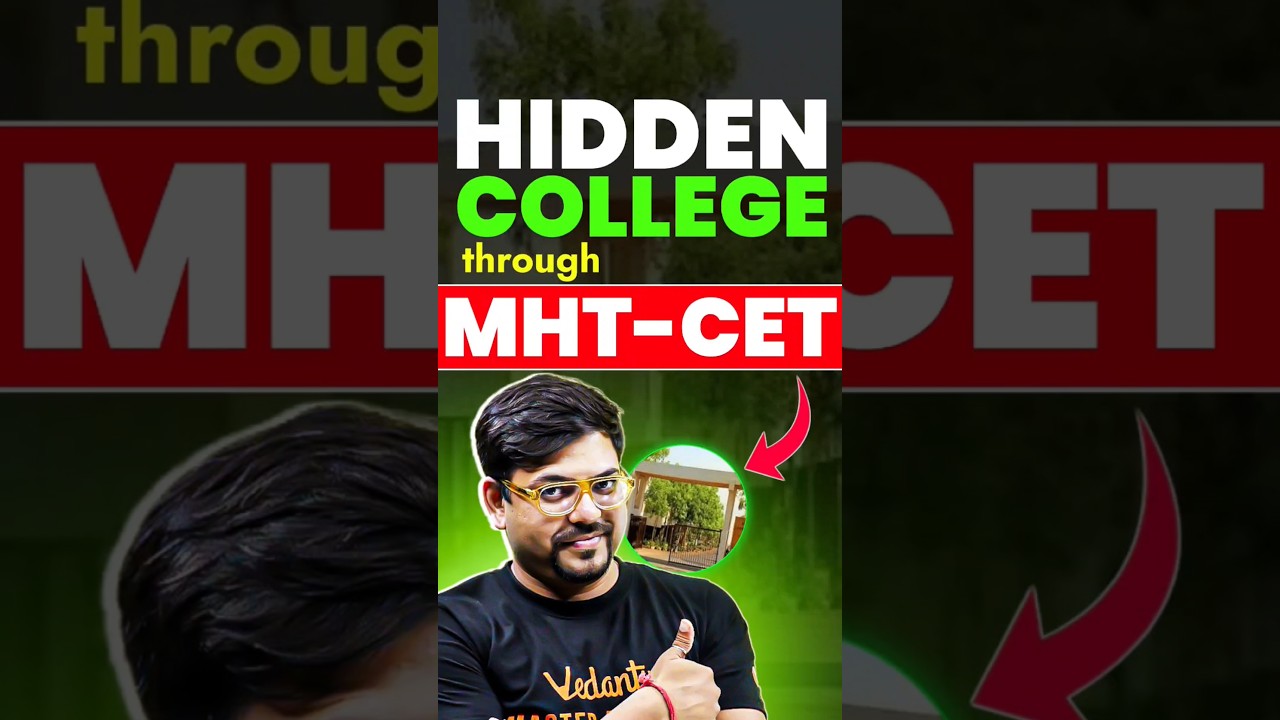 The Hidden Gem of Maharashtra #jeemains #mhtcet #mhtcetcounselling #jee2025 #maharashtra #harshsir