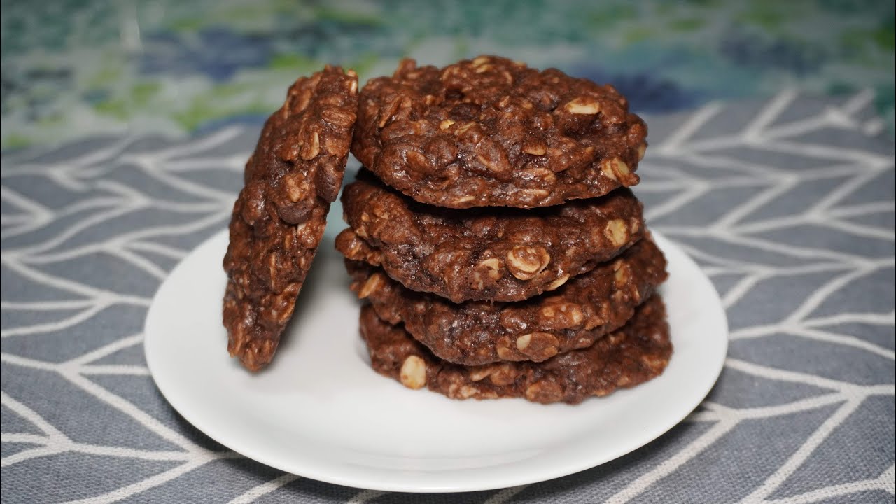 Double Chocolate Oatmeal Cookies