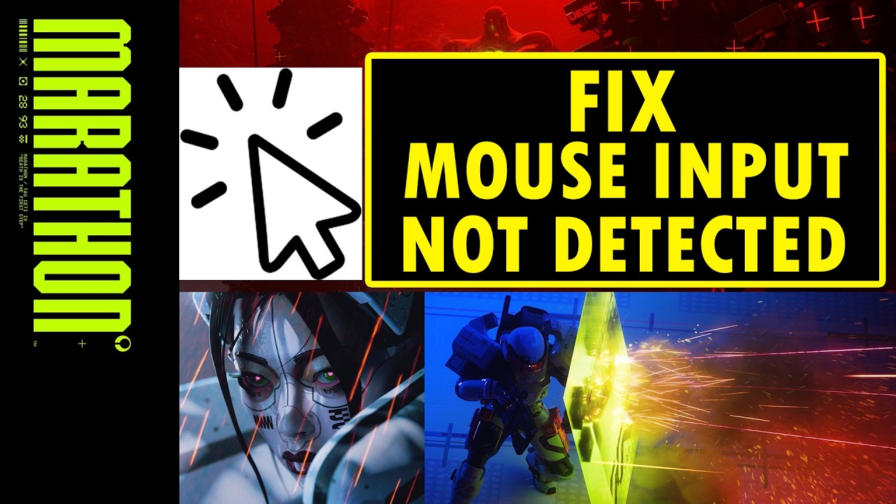 How To Fix Mouse Input Not Detected In Marathon
