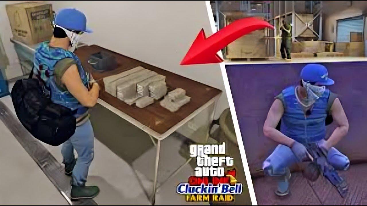 أخيرا اقتحام مزرعة الدجاج في قراند أونلاين | GTA Online The Cluckin' Bell Farm Raid