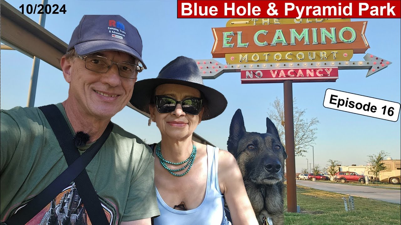 The Old El Camino Motocourt and RV Resort, Blue Hole Wimberly, Pyramid Park San Marcos. Episode 16.