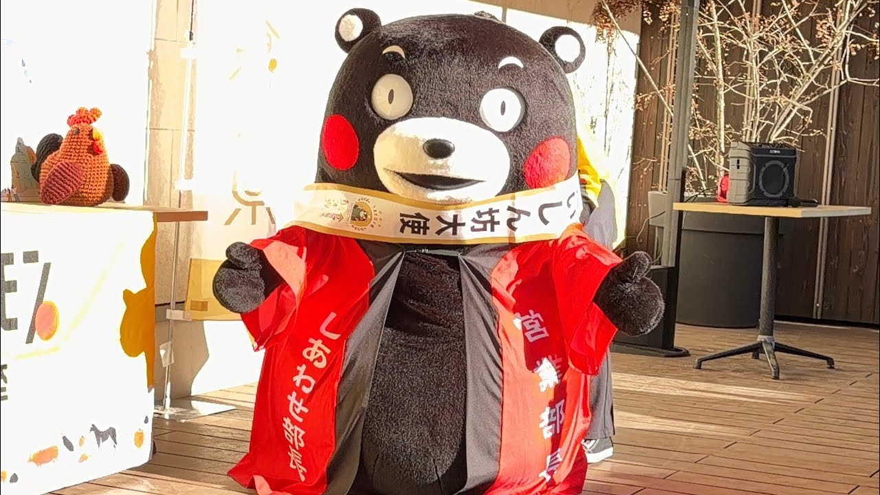 2026年1月26日　くまもとモン×松屋銀座　松屋銀座100周年　＠くまモン