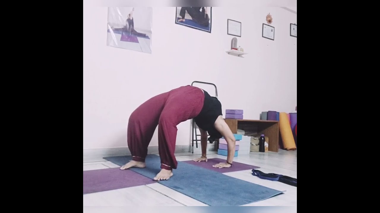 “Full Body Yoga Flow – Deep Stretch & Core Strength | Front Split & Backbend Practice 🧘‍♀️”