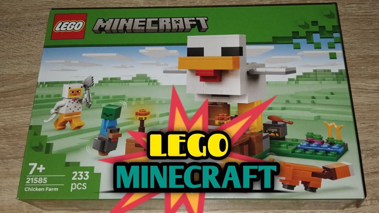 Lego Minecraft Chicken Farm guyss!! | Lego Minecraft Indonesia 21585