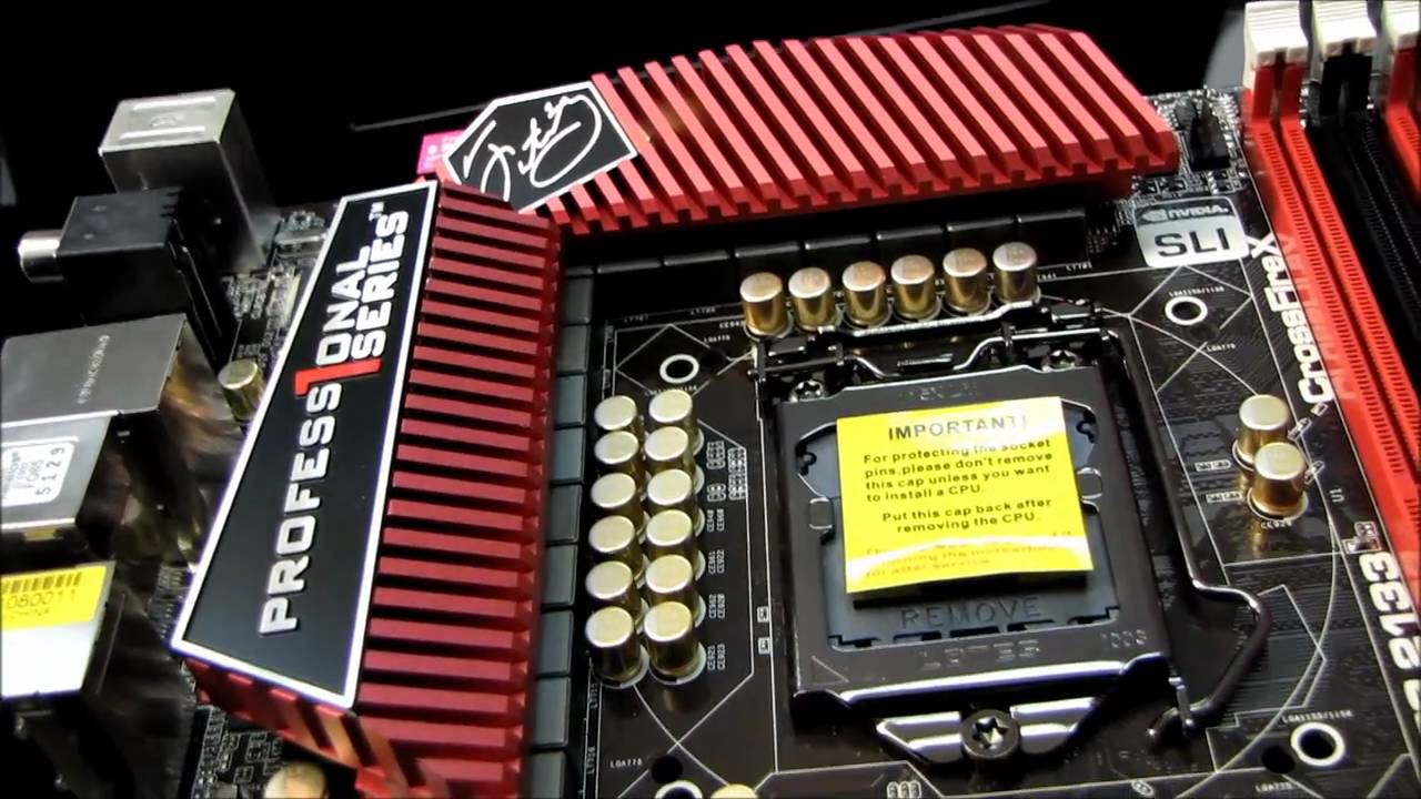 Asrock Fatal1ty P67 Professional Series Motherboard Unboxing & First Look Linus Tech Tips