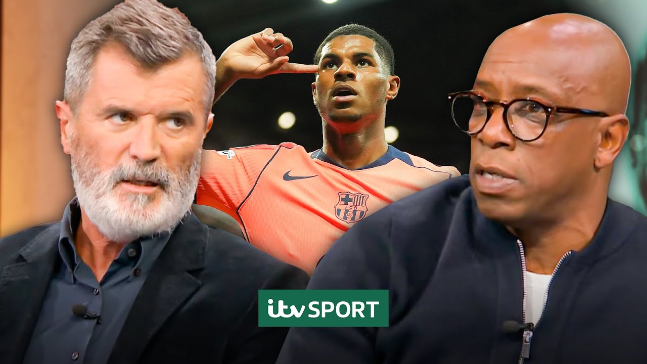 Roy Keane & Ian Wright discuss Marcus Rashford’s future with England after his move to Barcelona