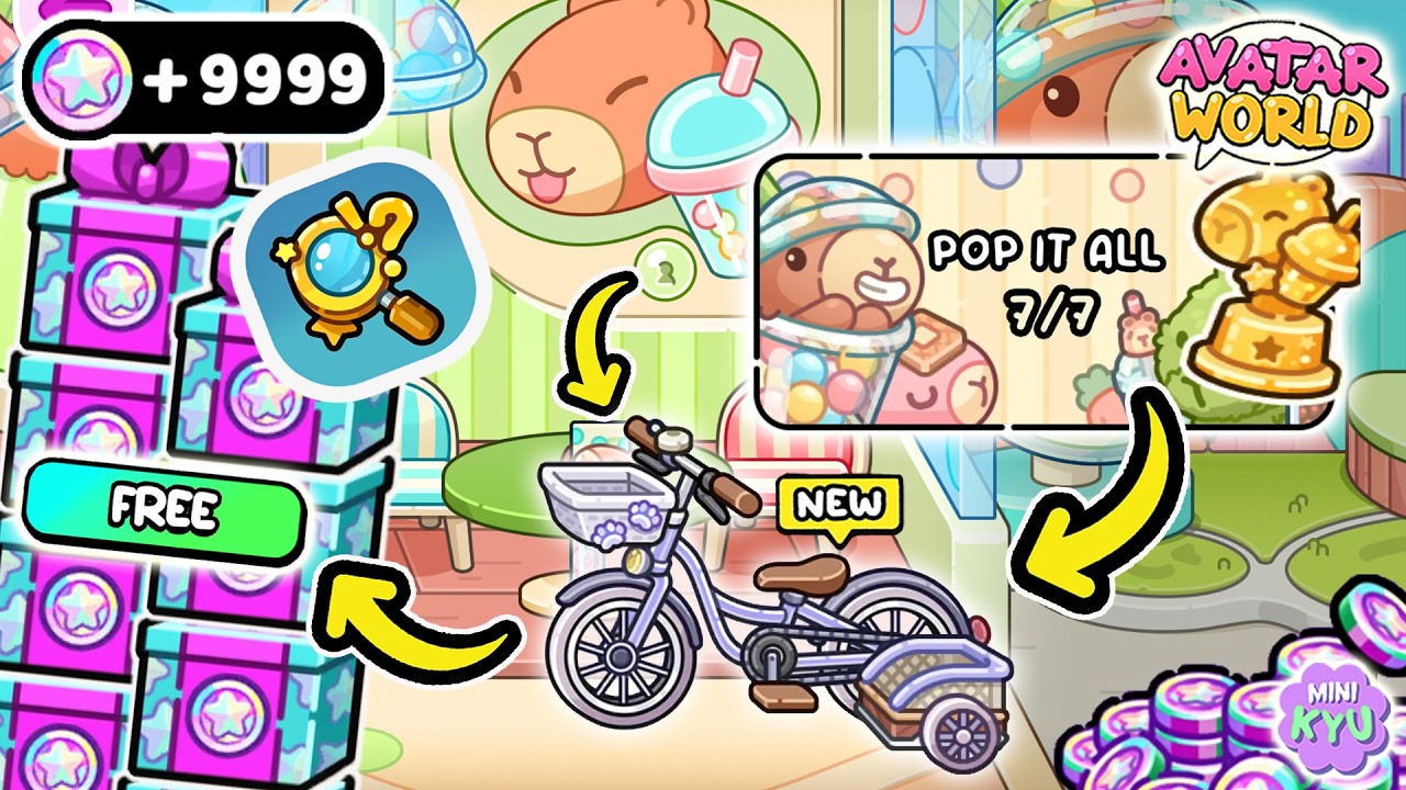 ⚠️ GET FREE COINS 💰 Claim It Now ‼️ POP IT ALL SECRETS | AVATAR WORLD PAZU 🌎