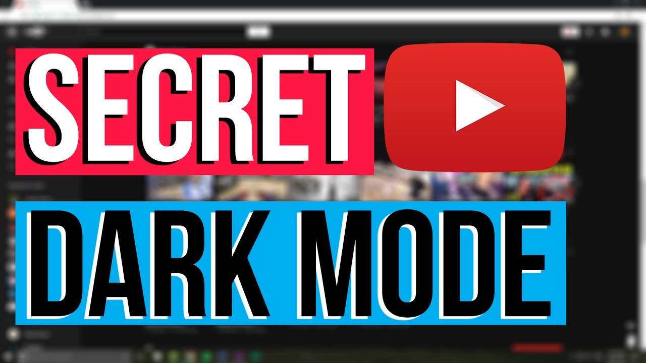 How to enable YouTube's SECRET Dark Mode! | Youtube Hidden Settings! | Harrison Broadbent