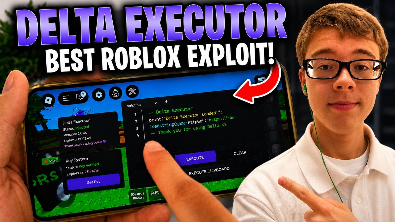 Delta Executor Mobile 😱 Best Roblox Executor for iOS & Android (2026)