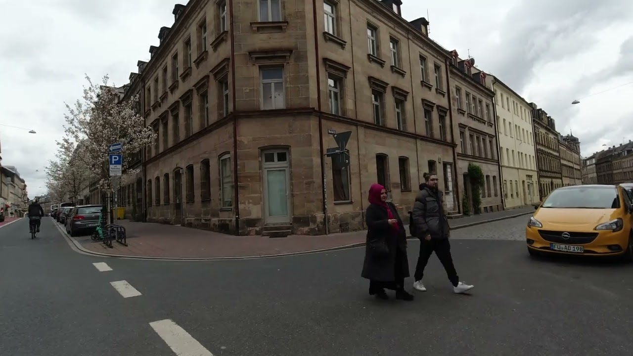 Fürth Uferpromenade - Badstraße - Mariensteig - Marienstraße