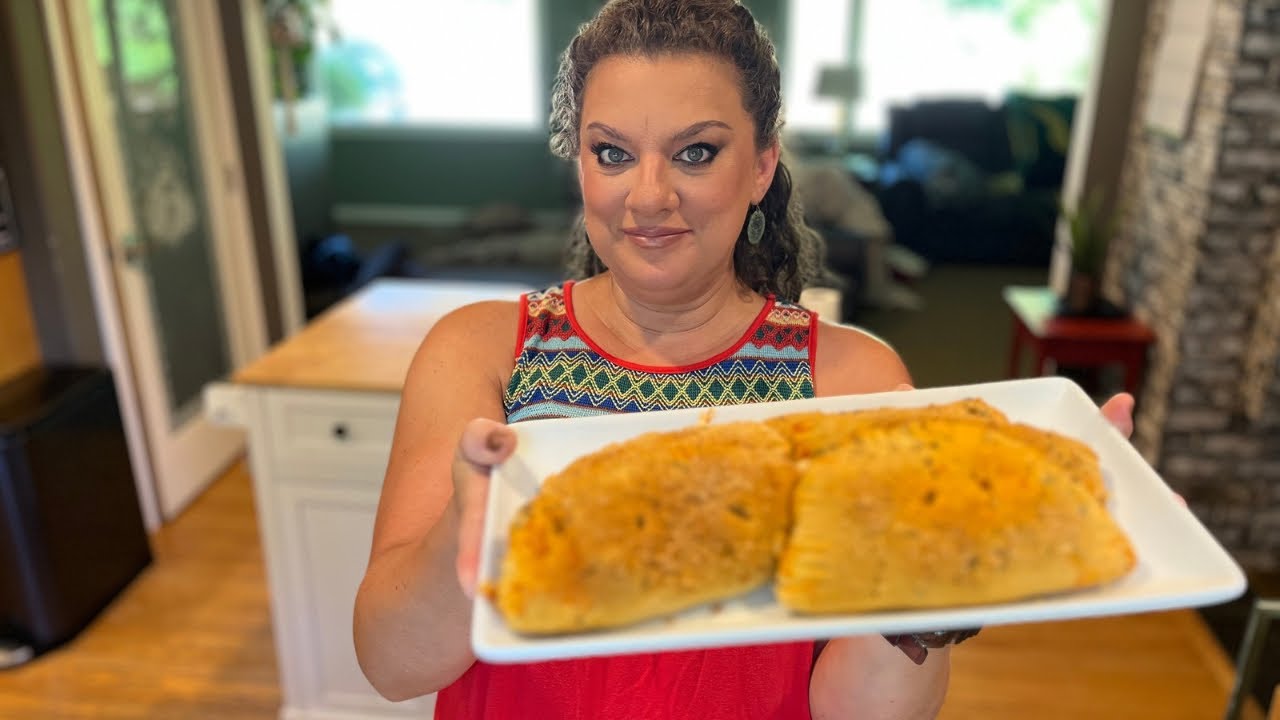 EASY , FAMILY FRIENDLY , DINNER USING STORE BOUGHT BISCUITS! SHORT CUT MINI CALZONES!! 