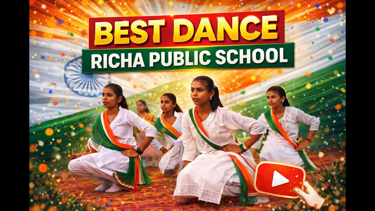 Dance Performance by Richa Public School Students on ‘Desh Rangila Rangila’ Song